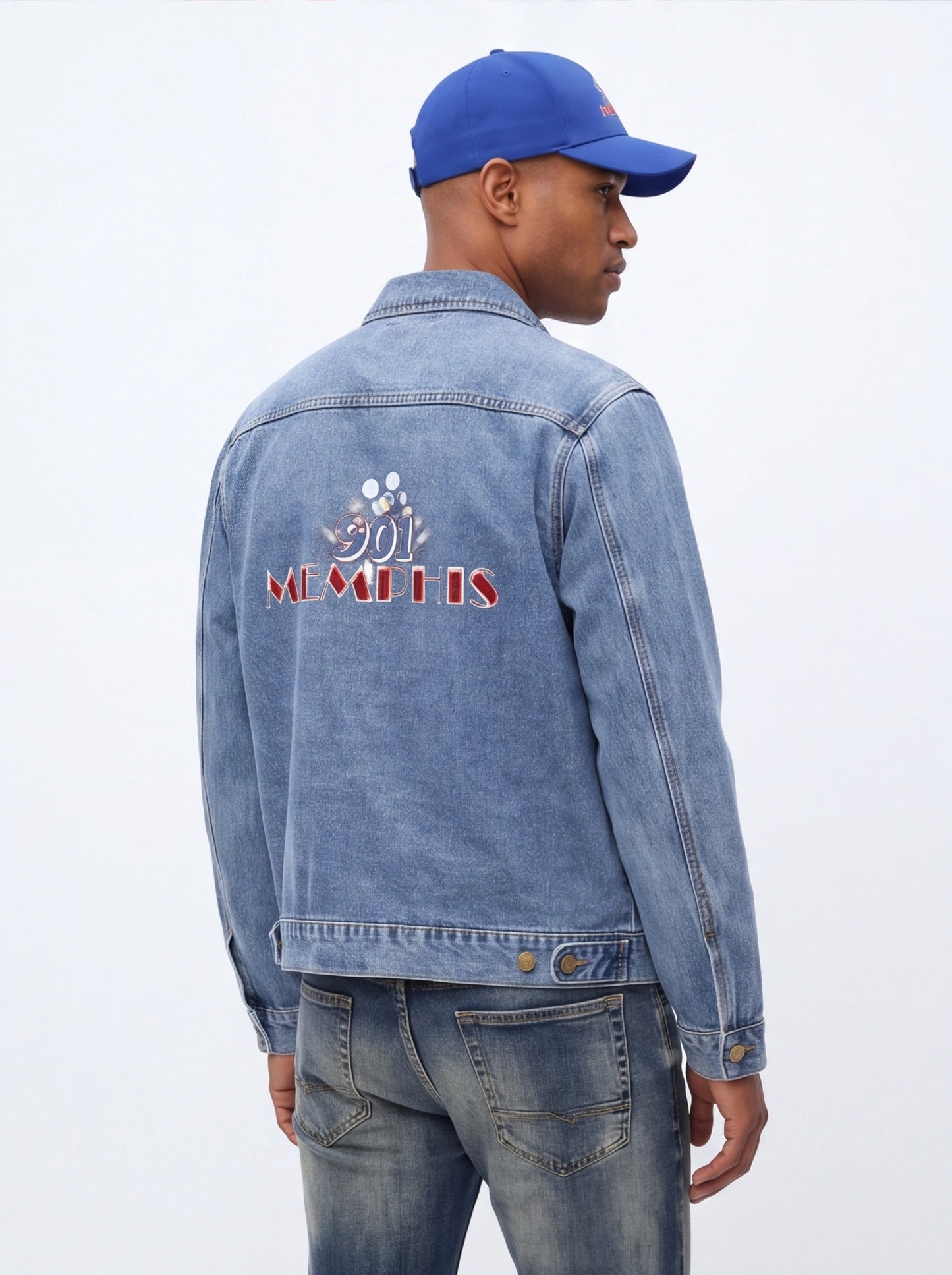 "901 Memphis" Denim Jacket