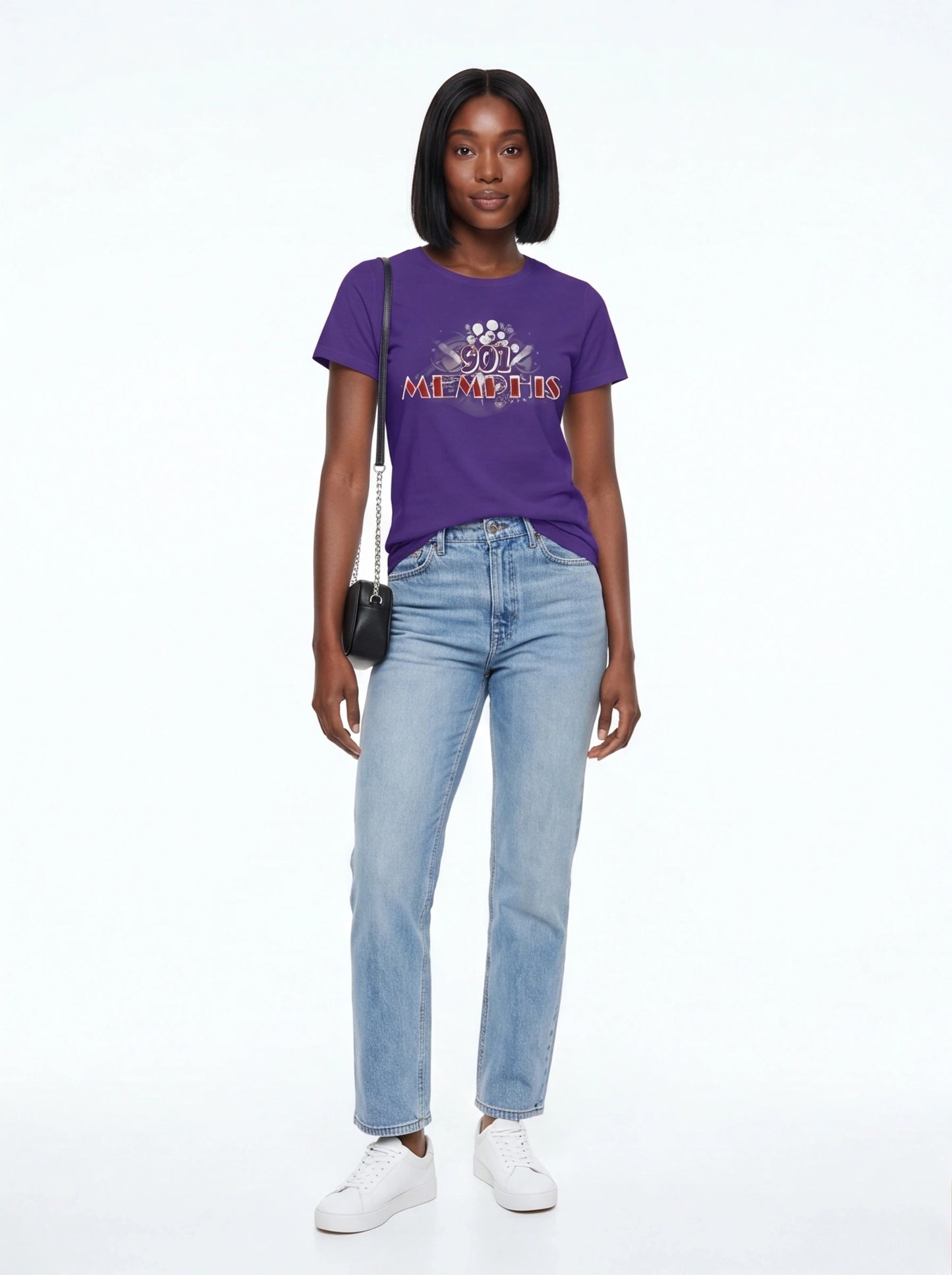 "901 Memphis" Women���s Cotton Tee