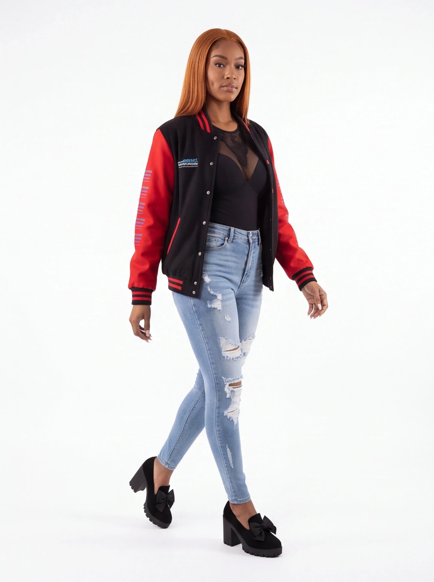 Full Size Distressed Skinny Jeans Plus Size