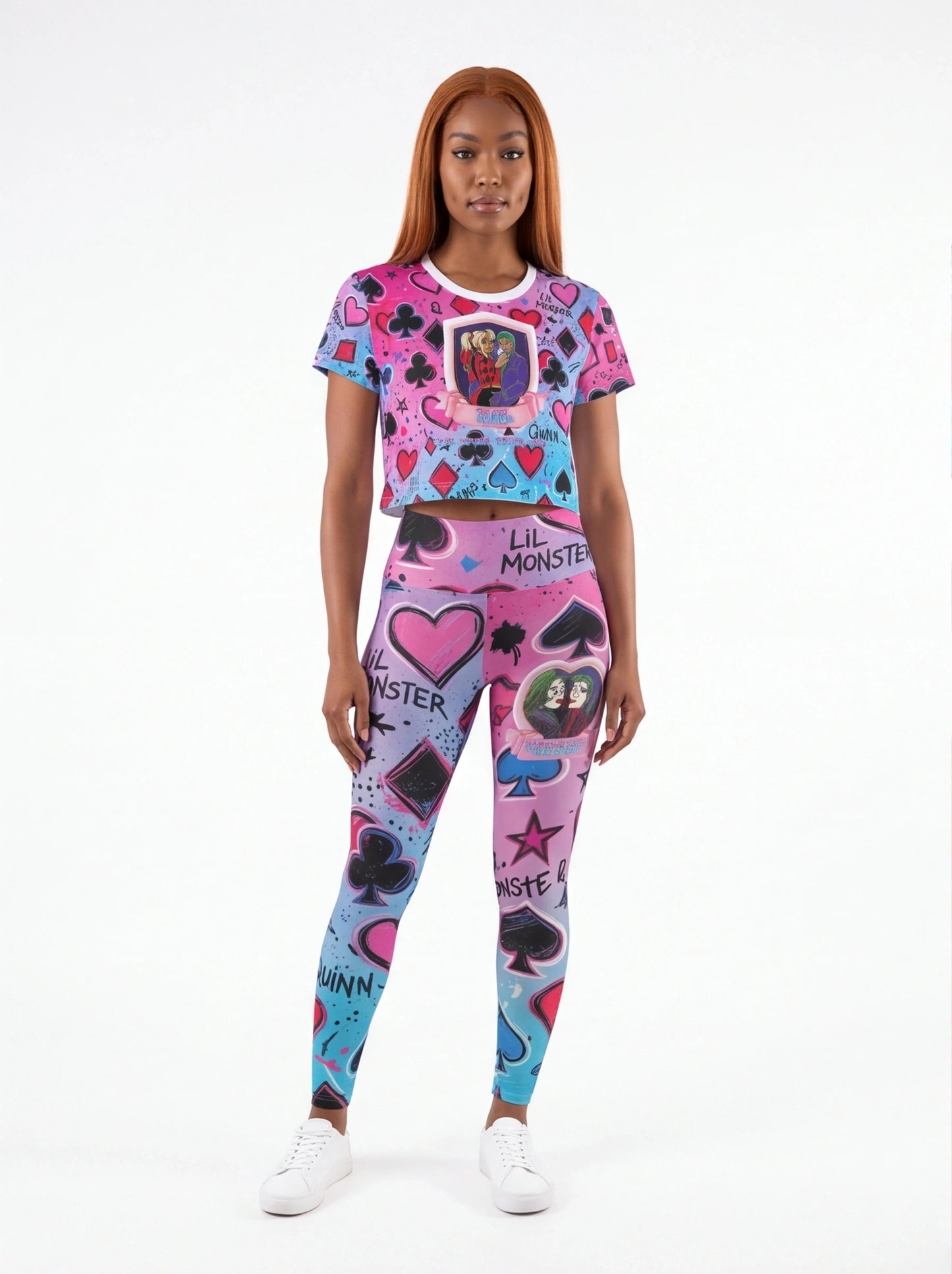"Twisted/Toxic Love" High-Waisted Leggings