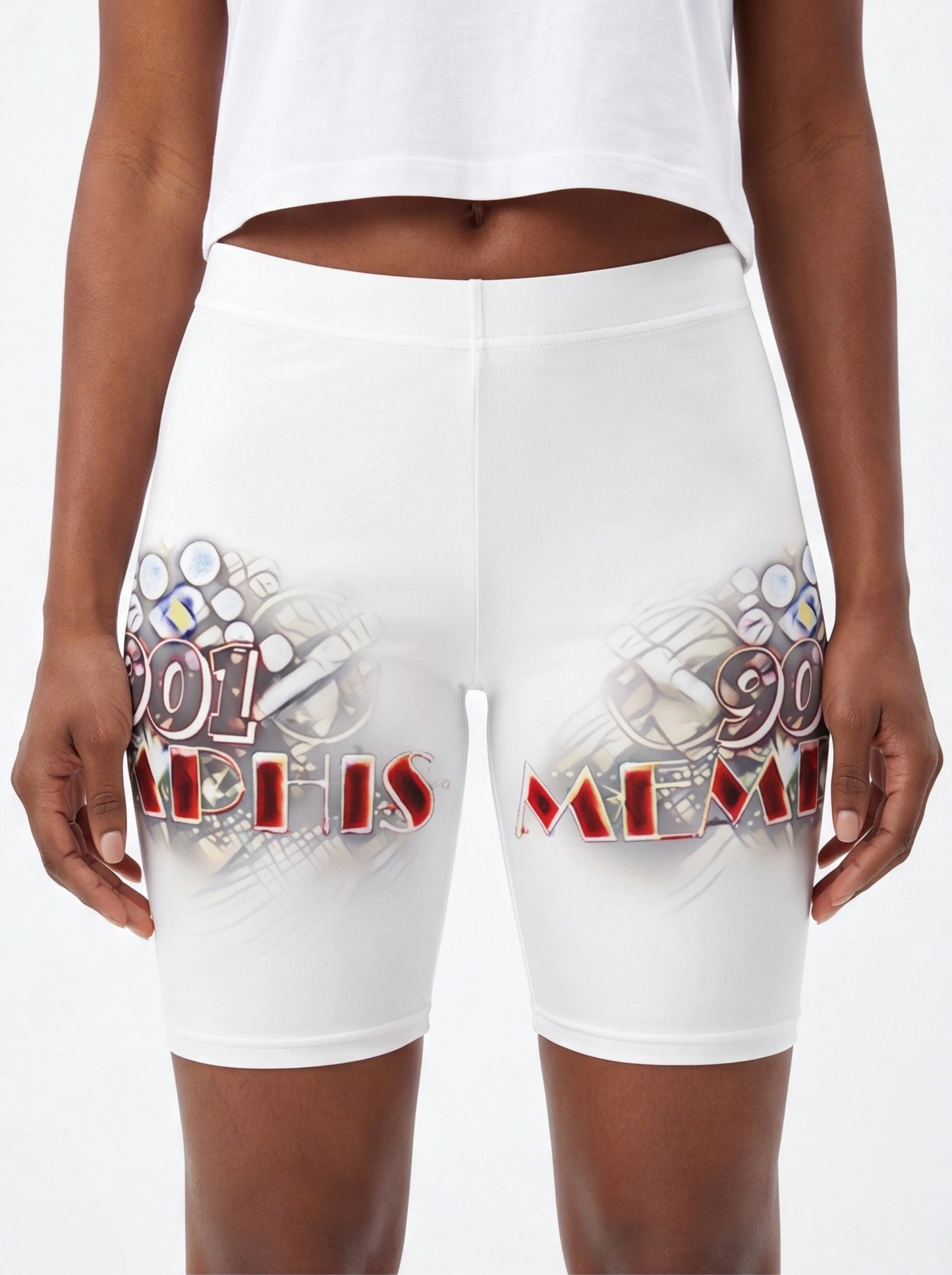 "901 Memphis" Biker Shorts