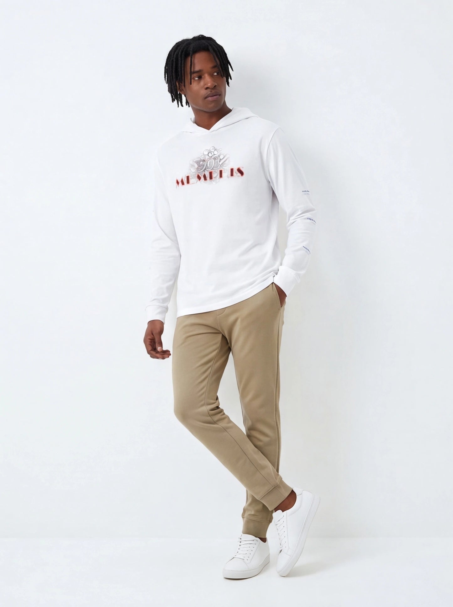 "901 Memphis" Hooded Long Sleeve Tee