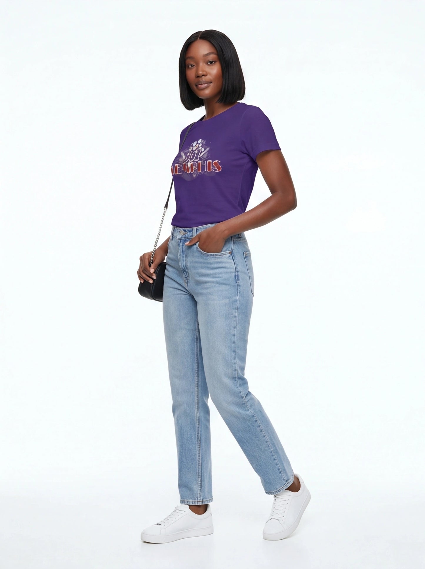 "901 Memphis" Women���s Cotton Tee