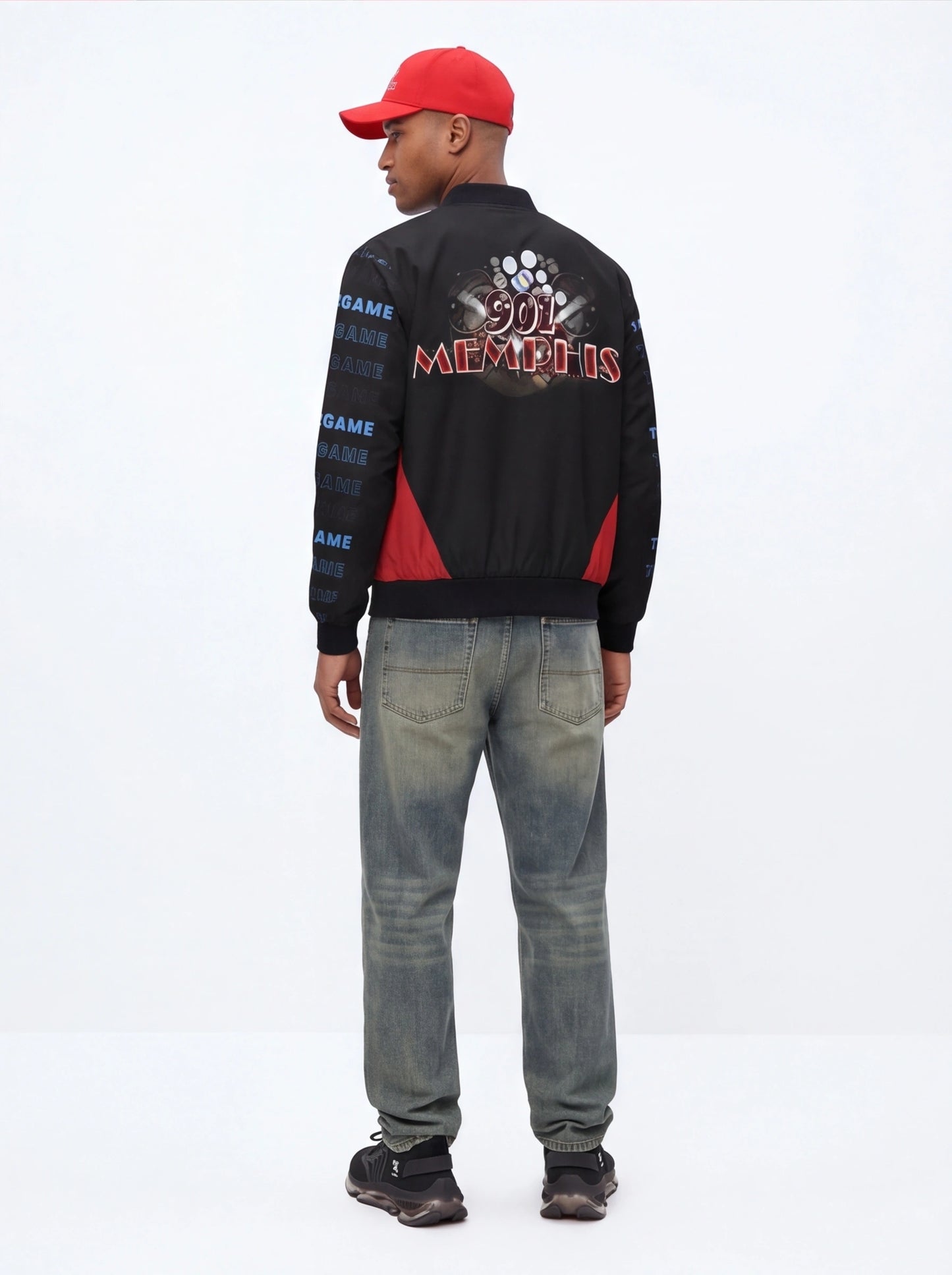 Men's Vintage Wash Loose Fit Jeans