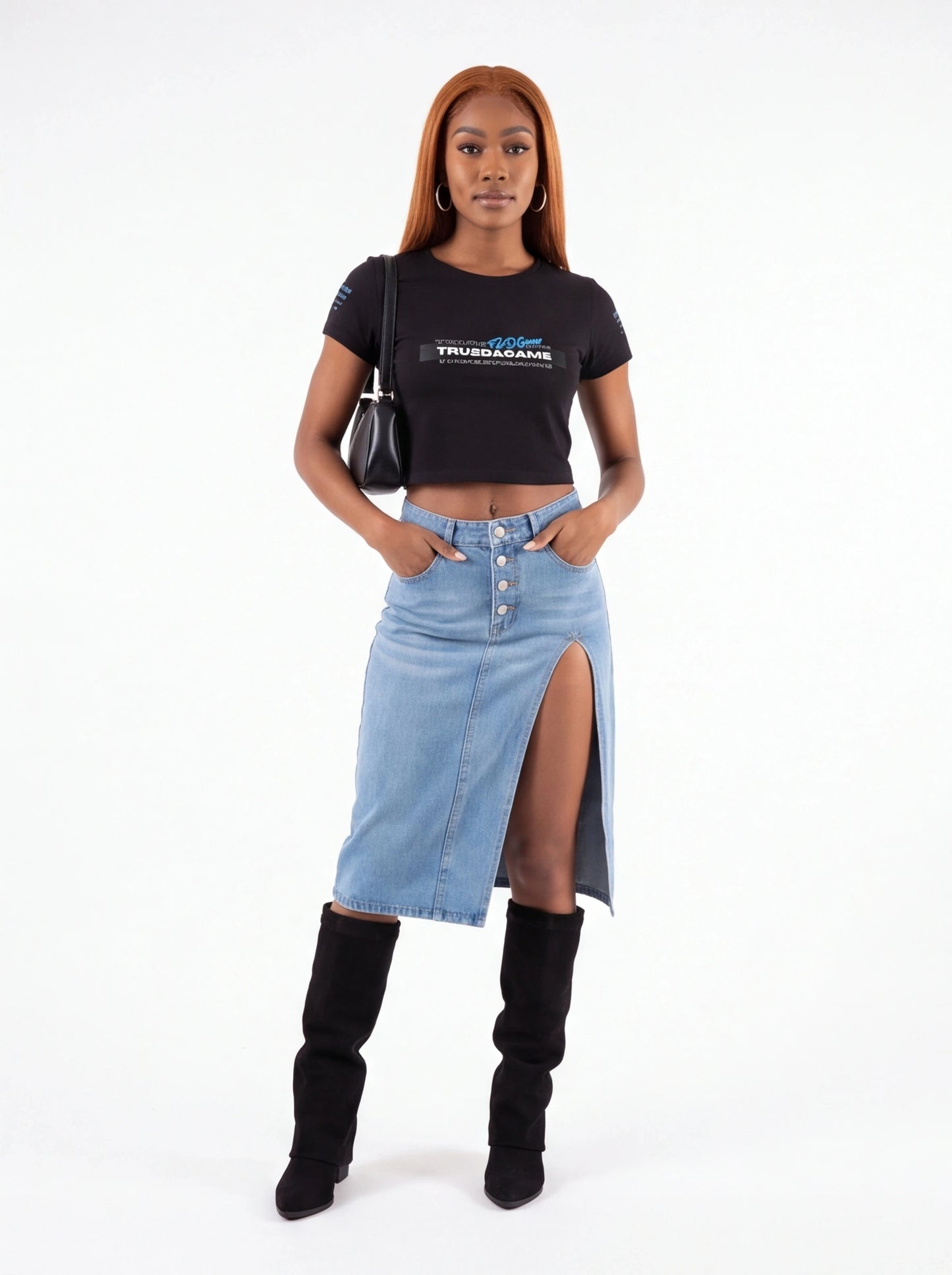 Point Toe Block Heels Boots