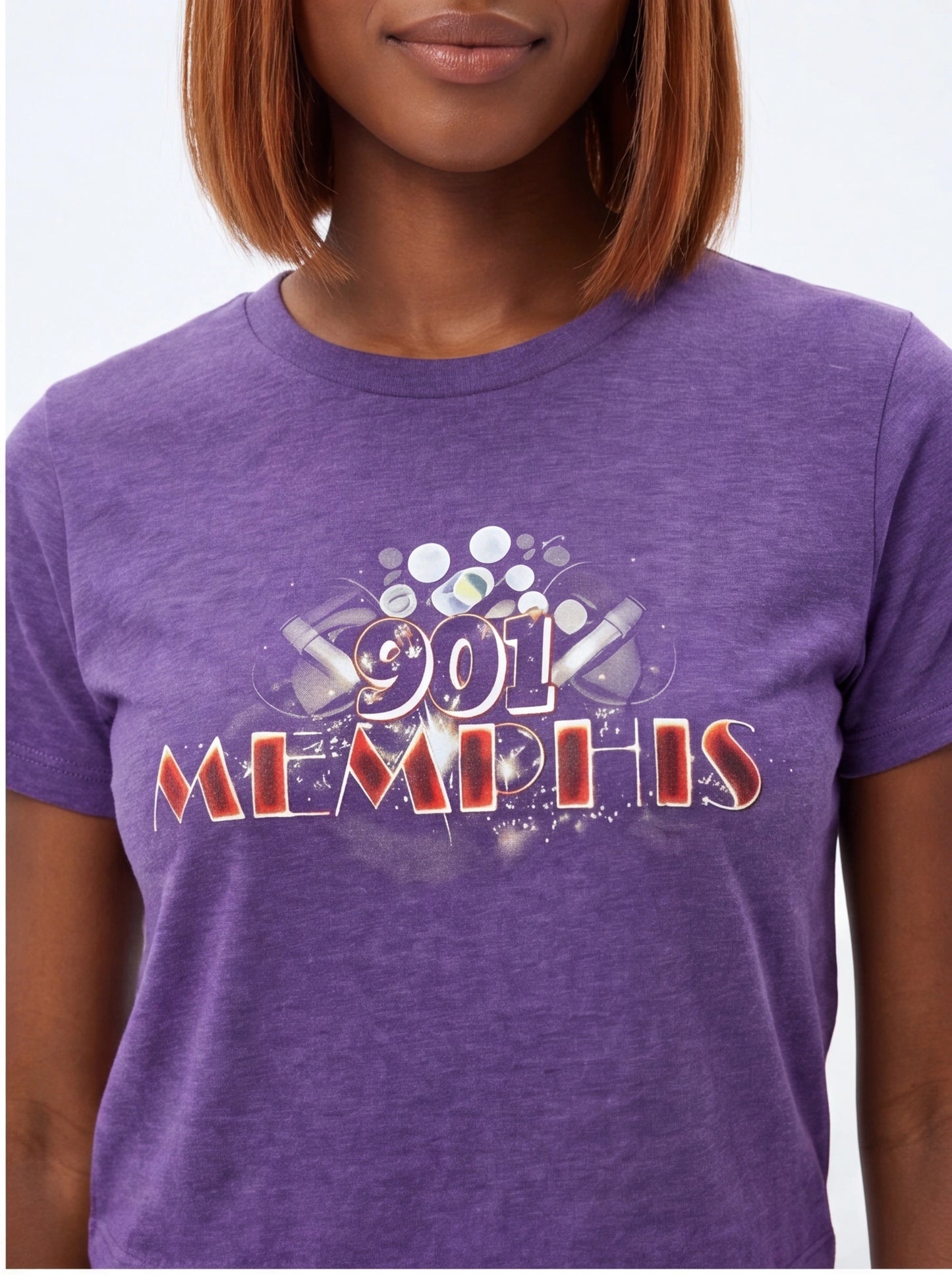 "901 Memphis" Women's Softstyle Tee