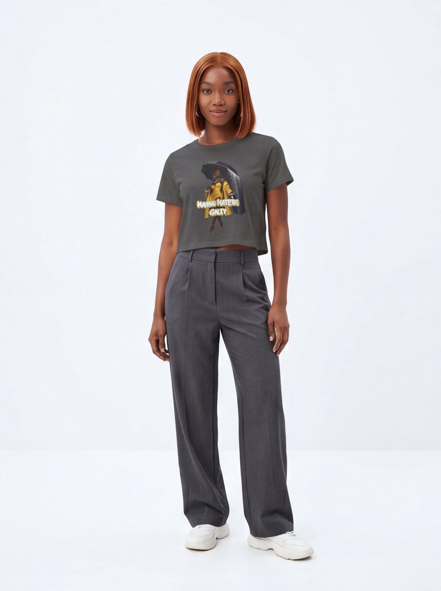 "Haters Salty" Women's Graphic Crop Tee