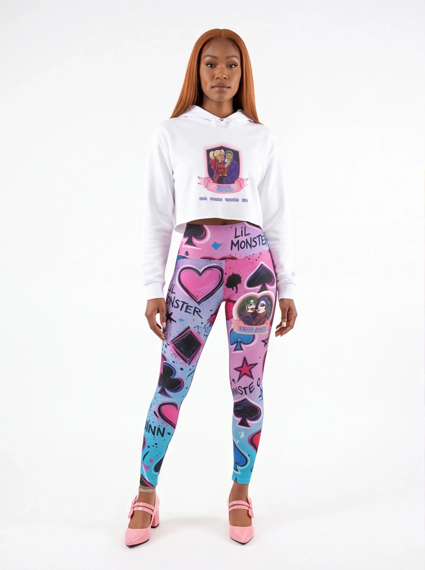 "Twisted/Toxic Love" High-Waisted Leggings