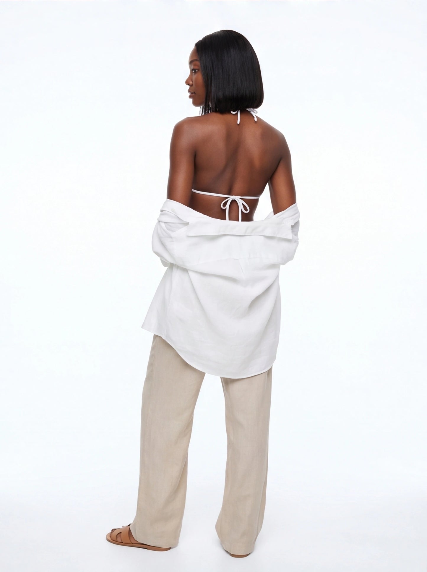 "Clock It" Tie-Side Bikini