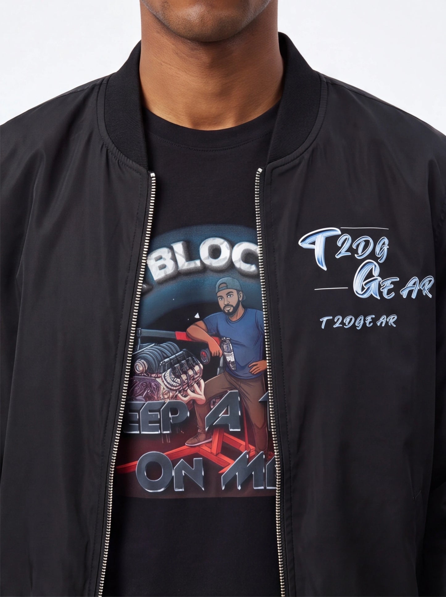 "Ima Blocc Boy" Bomber Jacket